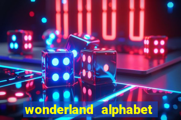 wonderland alphabet comic studio