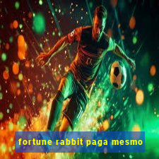 fortune rabbit paga mesmo