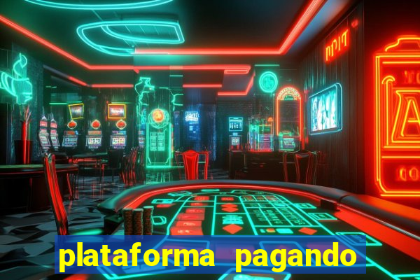 plataforma pagando no cadastro