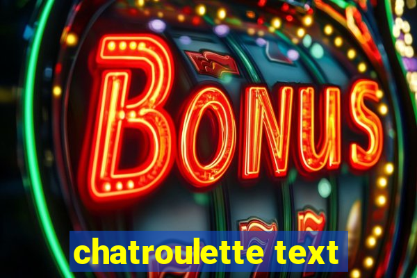 chatroulette text