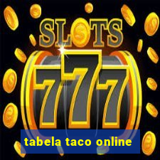 tabela taco online